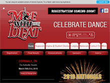 Tablet Screenshot of movewiththebeat.com